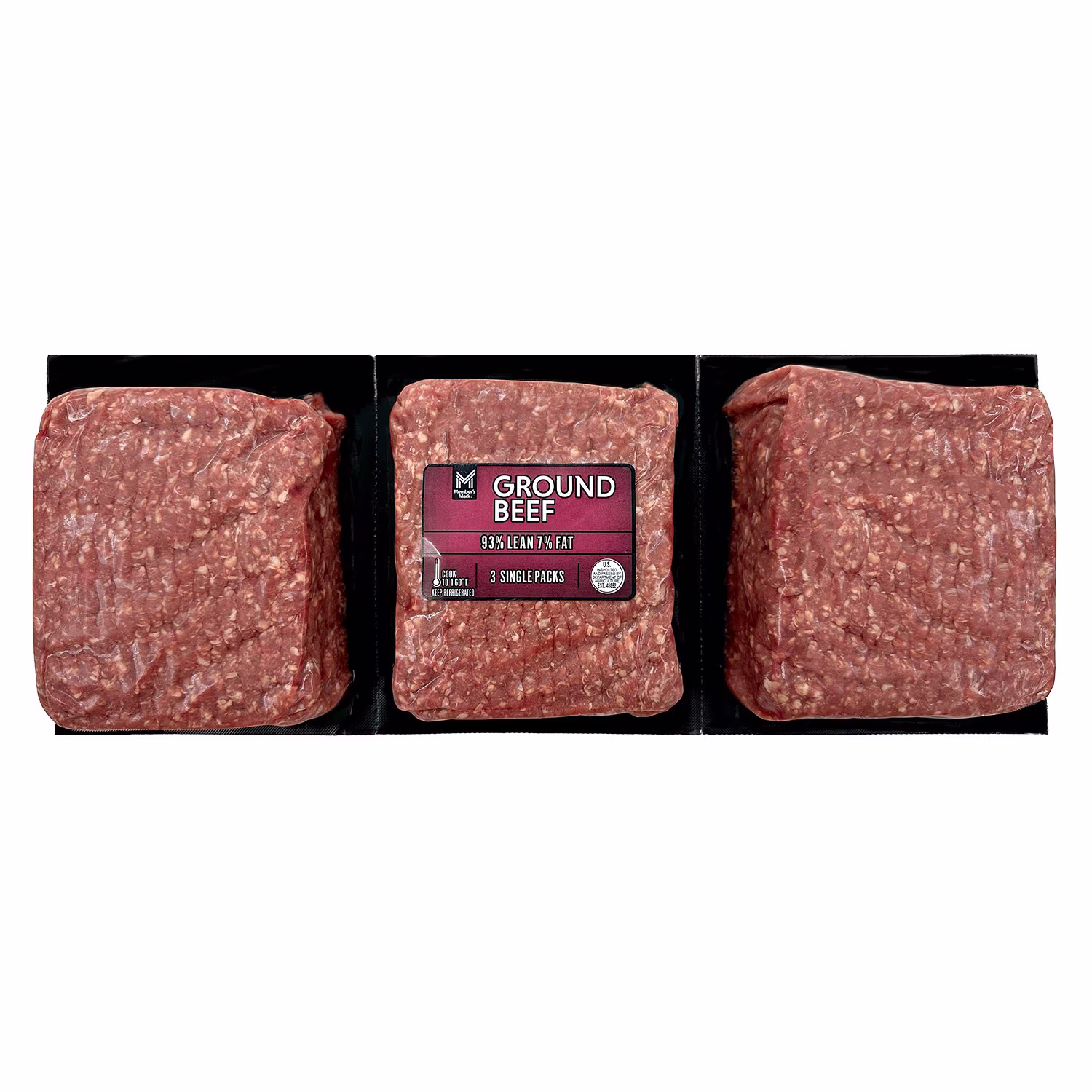 Member's Mark 93/7 Ground Beef, priced per pound — product image 1