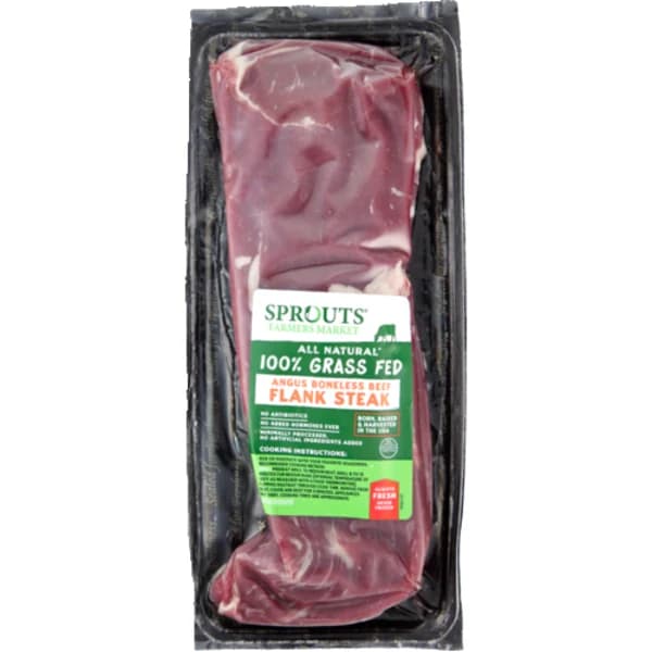 Sprouts 100% Angus Grass-Fed Beef Flank Steak — product image 1
