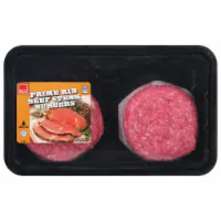 Harris Teeter 80/20 Prime Rib Beef Steak Burgers — product image 2