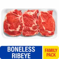 Choice Boneless Ribeye Beef Steak Family Pack — product image 1