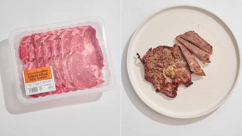 Thin-Sliced Beef Ribeye Steak, per lb — product image 2