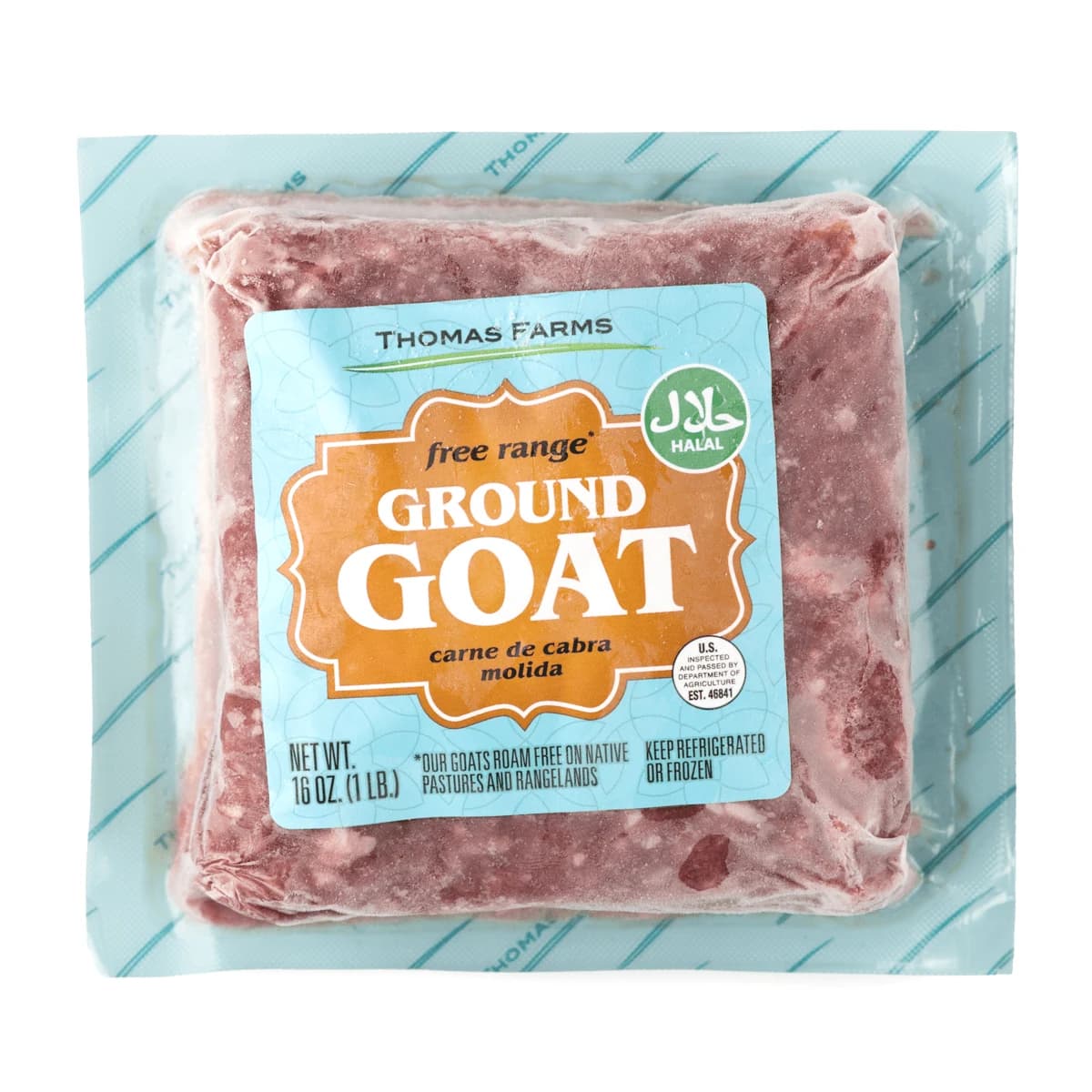 Thomas Farms Halal Ground Goat, 1 lb, 3 ct — product image 1