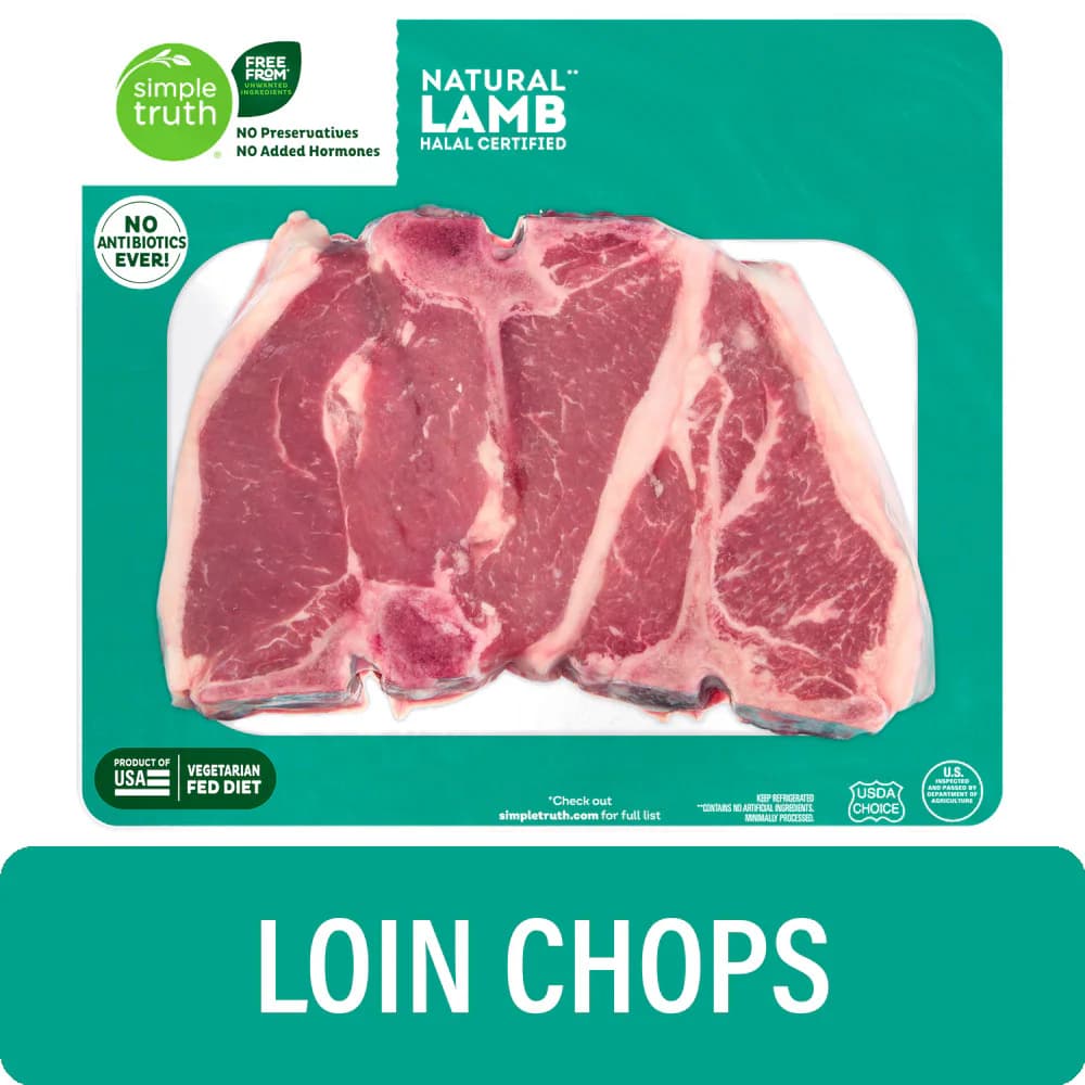 Simple Truth Natural Lamb Loin Chops — product image 1