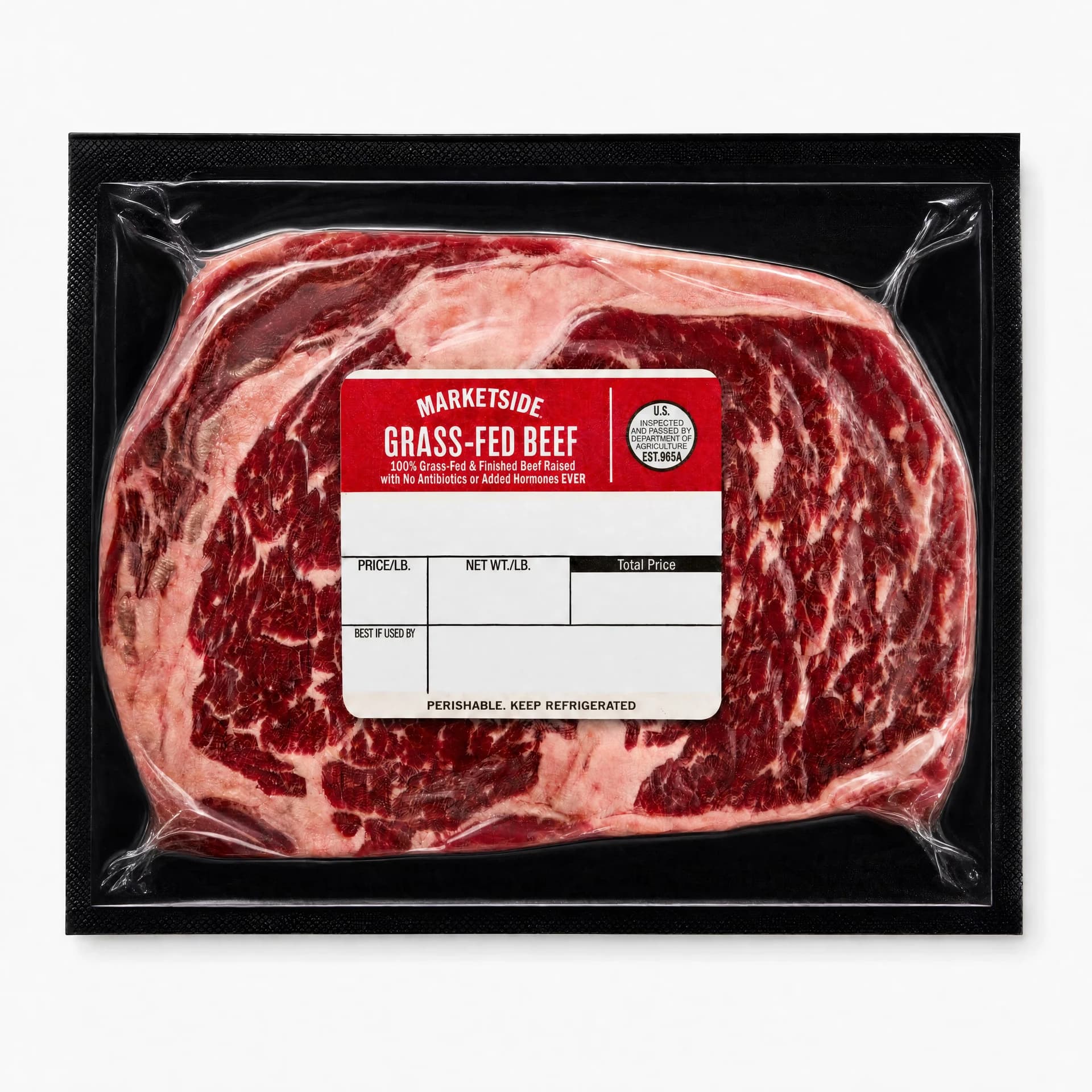 Marketside Grass-Fed Beef Ribeye Steak, 0.625-1.5 lb — product image 1