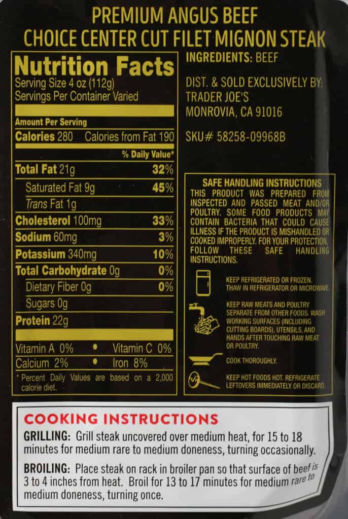 Center Cut Filet Mignon Steak — product image 2