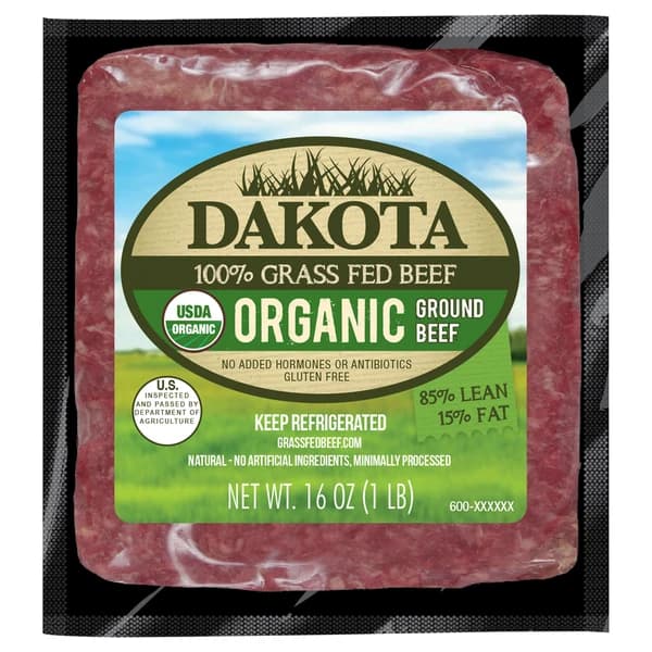Dakota Organic Grass-Fed 85% Lean Ground Beef — product image 2