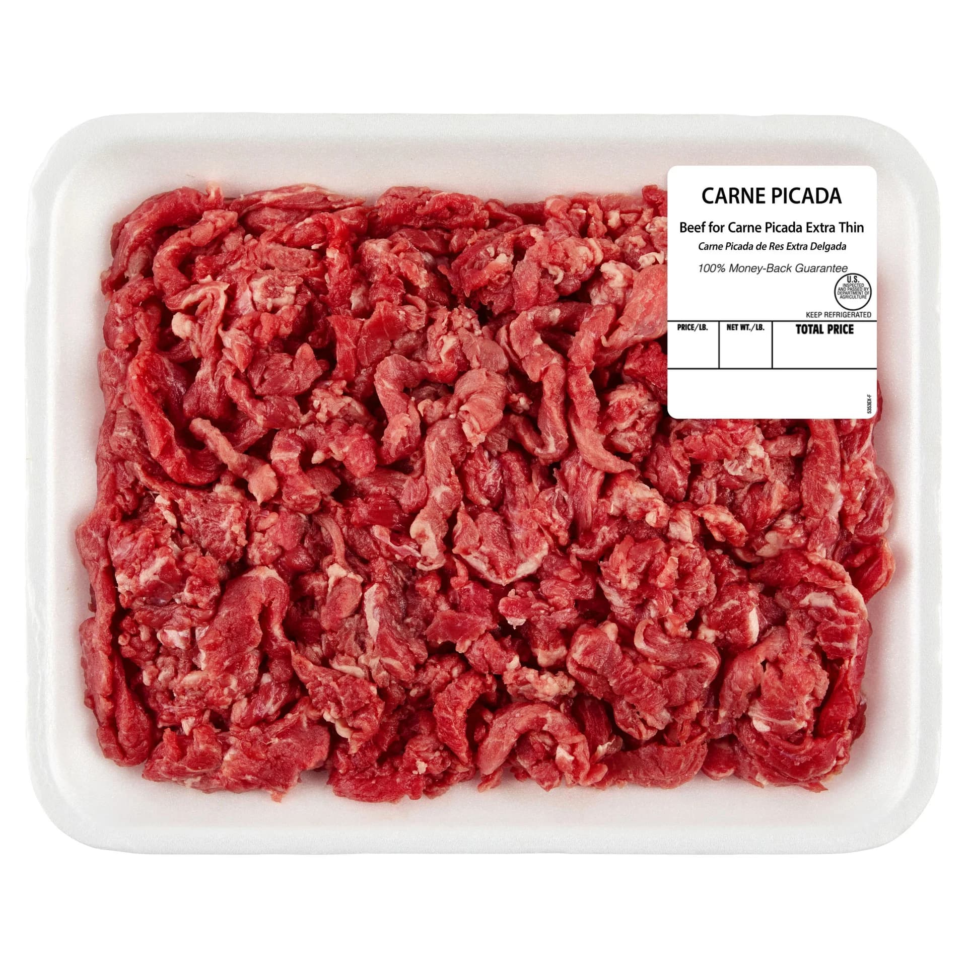 Beef Carne Picada, Tray, Fresh, 1.48 - 2.48 lb — product image 1