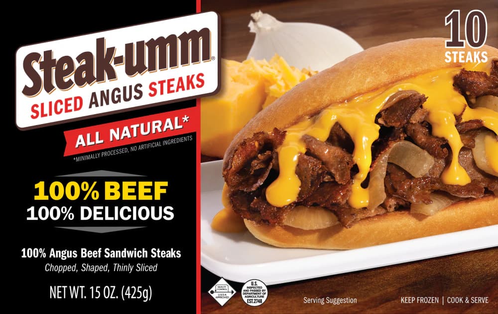 Steak-umm® All Natural 100% Beef Angus Sandwich Steaks — product image 3