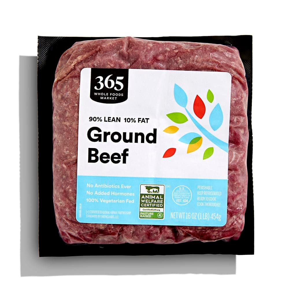 365 By Whole Foods Market, Ground Beef, 90% Lean/10% Fat, Step 1, 16 Ounce — product image 1