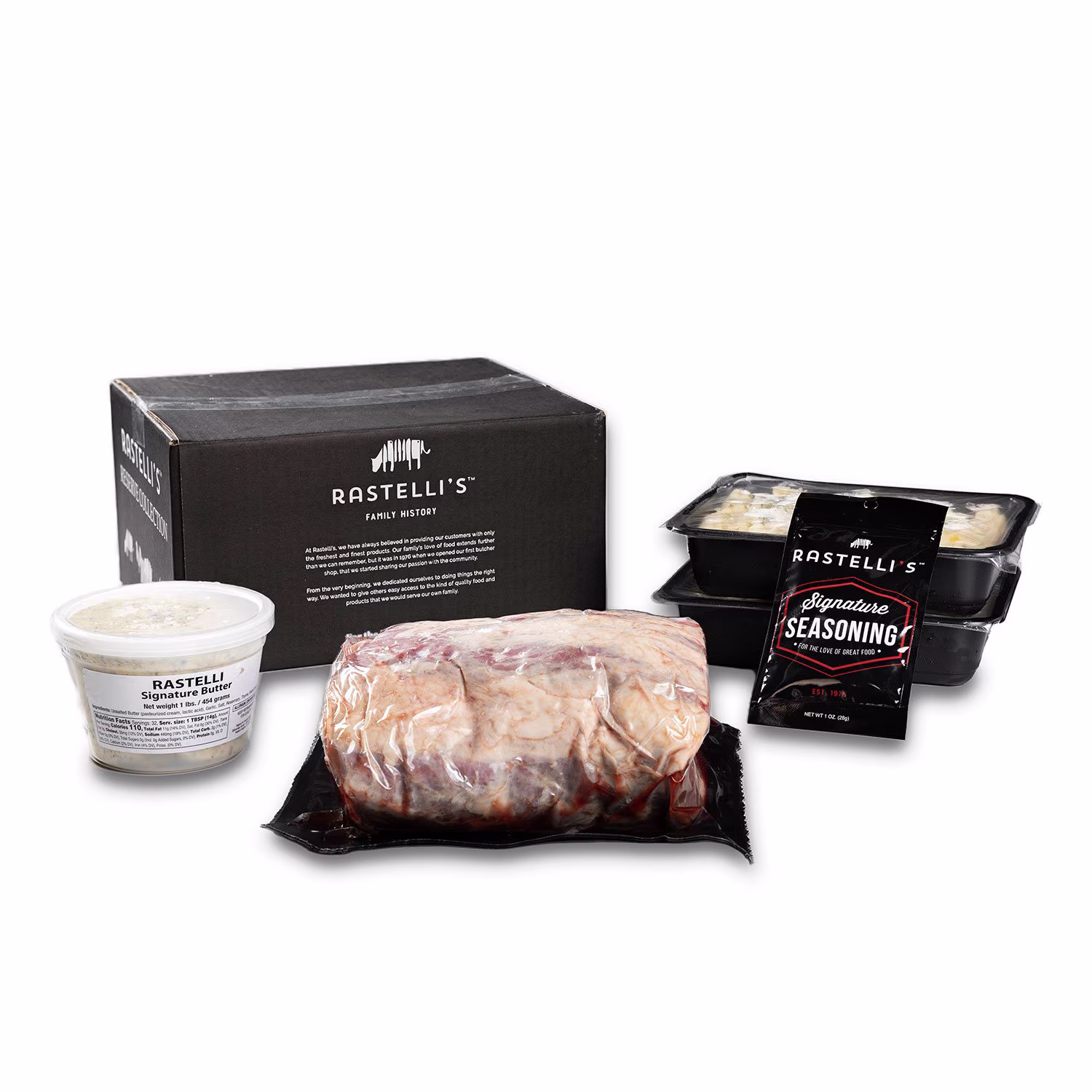 Rastelli's Black Angus boneless prime rib roast, 5 lb, in 10-lb dinner box — product image 1