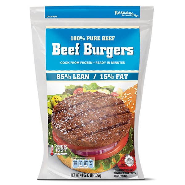 85/15 Ground Beef Patties — product image 1