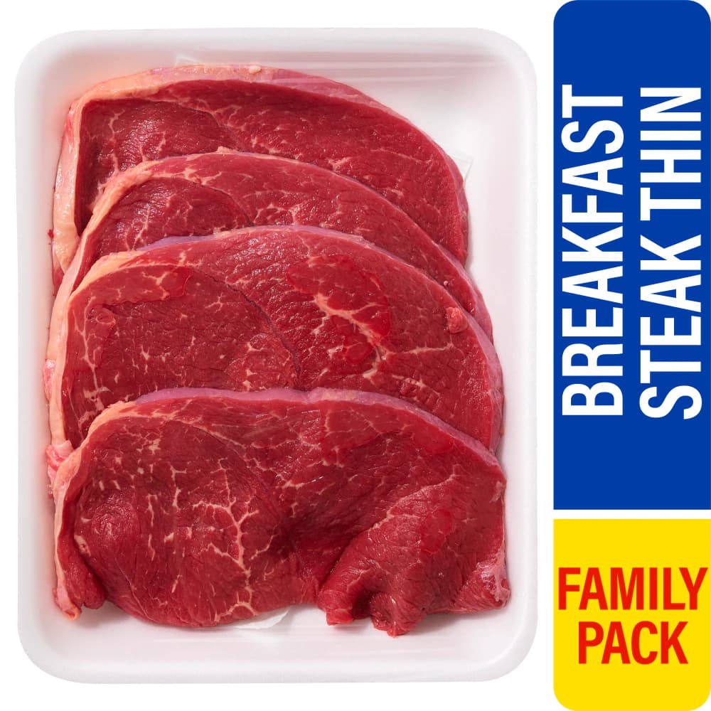 Thin Cut Breakfast Beef Steak Family Pack — product image 2