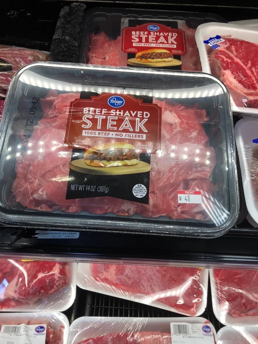 Kroger Beef Shaved Steak, 14 oz — product image 2