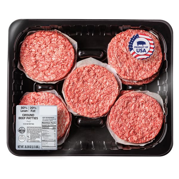 80/20 Ground Beef Patties — product image 1