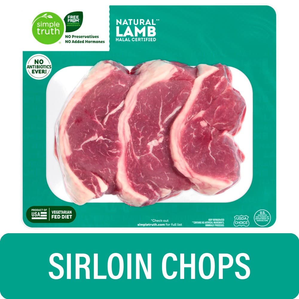 Simple Truth Natural Lamb Sirloin Chops — product image 1