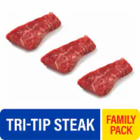 Choice Tri-Tip Beef Steaks Family Pack (5-6 Steaks per Pack) — product image 1