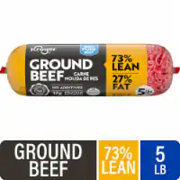 Kroger® 73/27 Ground Beef Roll 5 LB — product image 1