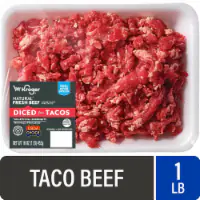 Kroger Natural Fresh Choice Beef Diced for Tacos — product image 1