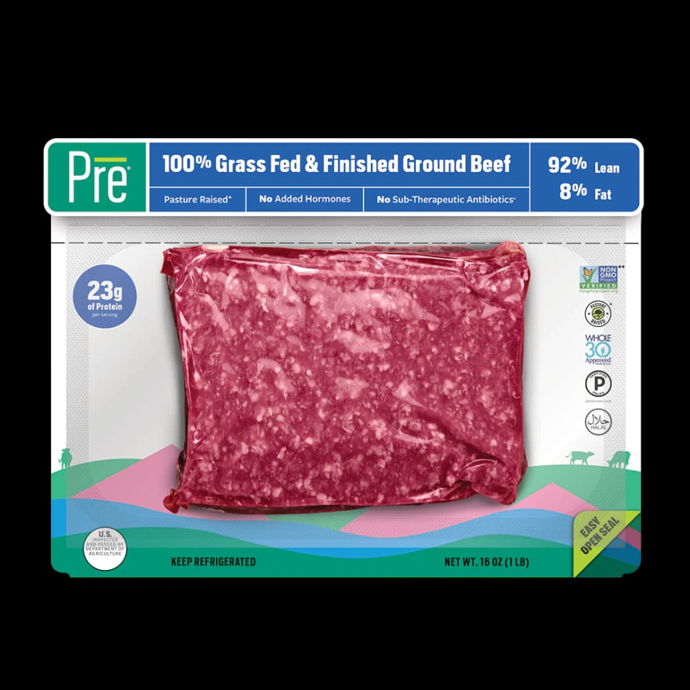 Pre Grass Fed & Finished Ground Beef 92% Lean 8% Fat — product image 1