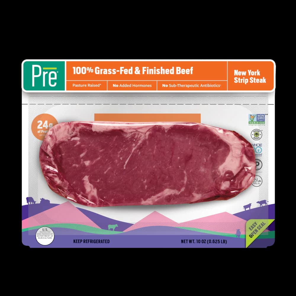 Pre® 100% Grass-Fed & Finished Beef New York Strip Steak — product image 4