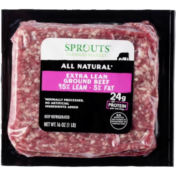 Sprouts All Natural 95% Extra Lean Ground Beef — product image 1