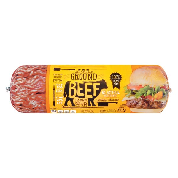 73% Lean 27% Fat Ground Beef, 3 lb — product image 1