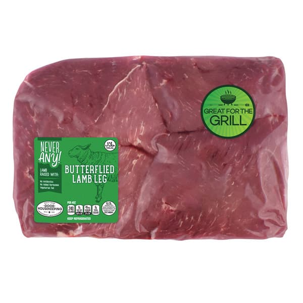 Never Any! Unseasoned Butterflied Lamb Leg — product image 1