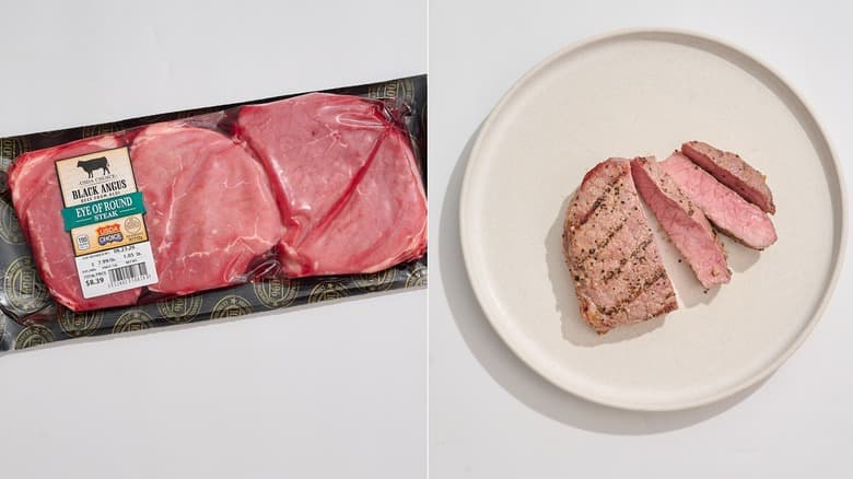 USDA Choice Black Angus Eye of Round Steak, per lb — product image 2