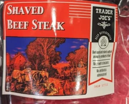 All Natural Shaved Beef Steak — product image 2