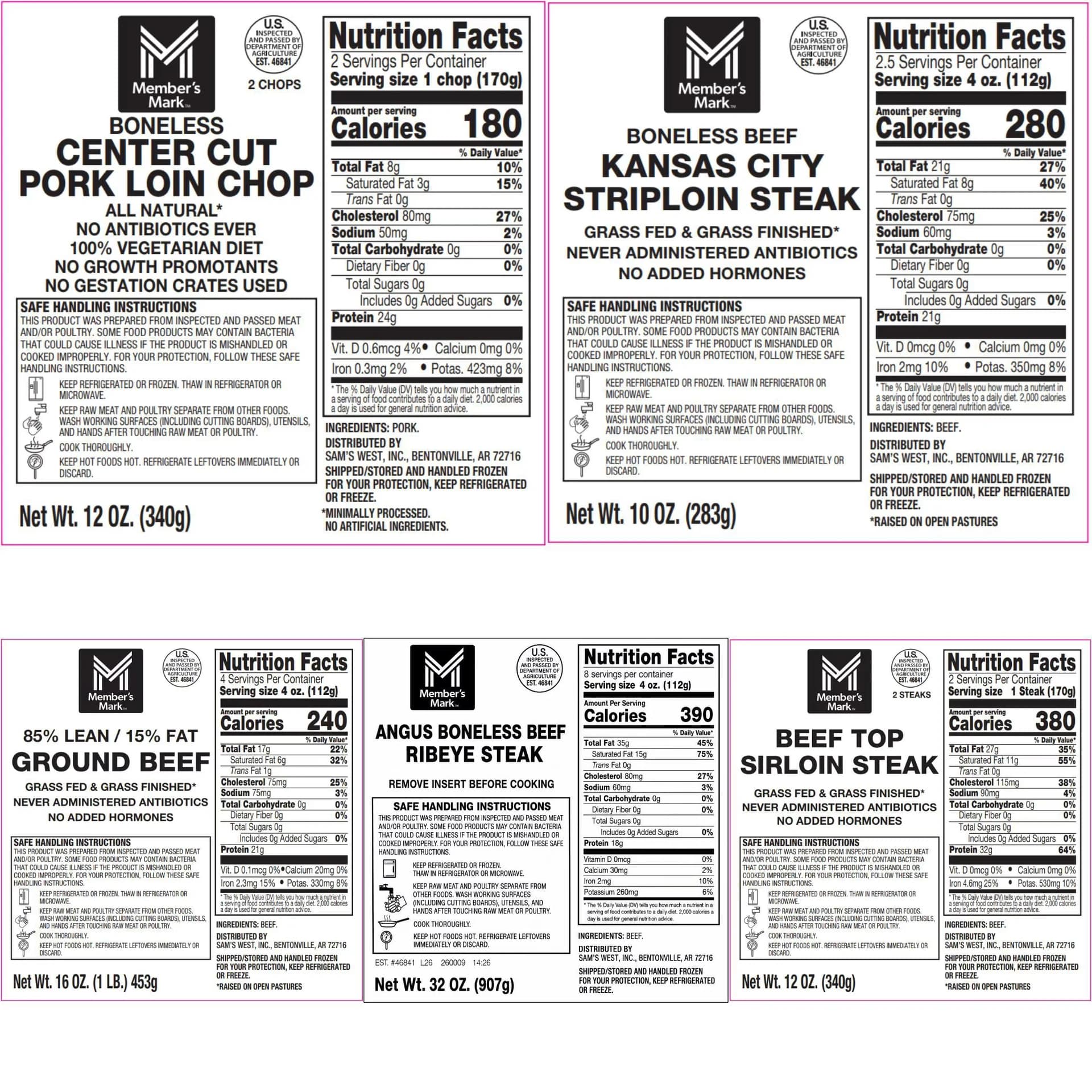 Member's Mark Grill and Gather Box — ground beef, 3 x 1 lb — product image 1