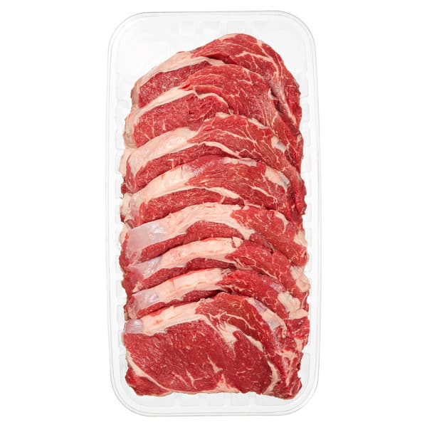 Kirkland Signature USDA Choice Beef Ribeye Steak Boneless, Thin Cut — product image 2