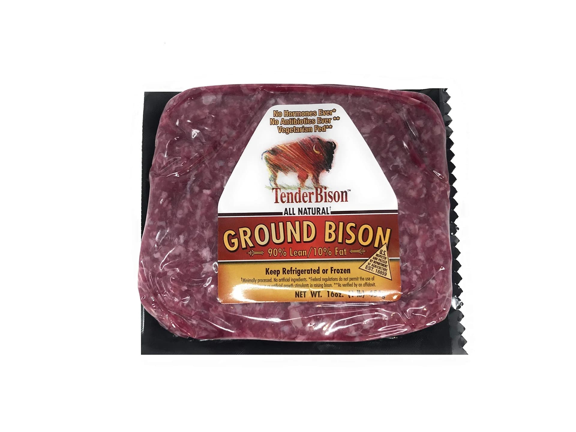 TenderBison Ground Bison Brick, 16 oz — product image 1