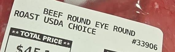 Kirkland Signature USDA Choice Beef Eye Round Roast — product image 3