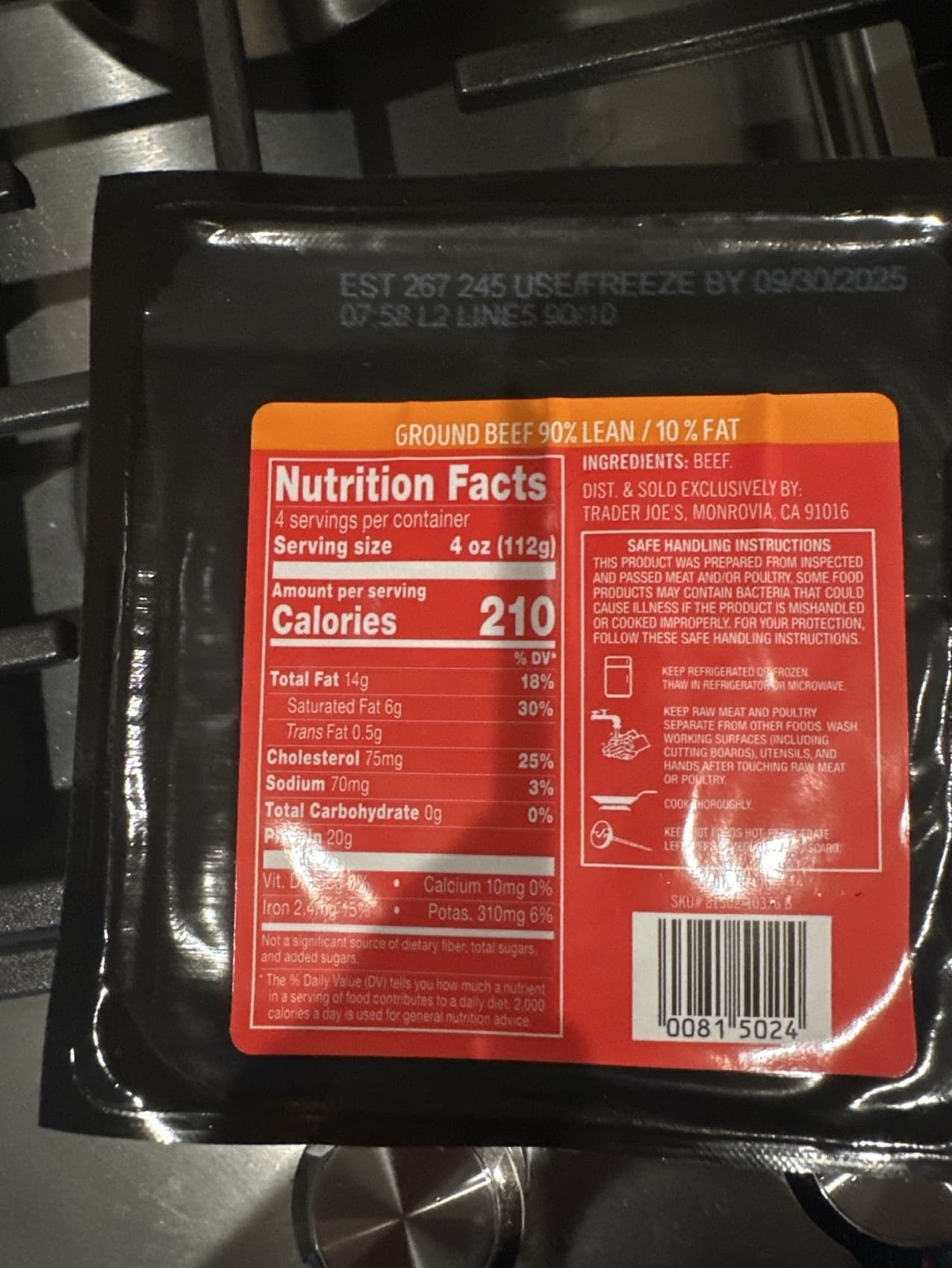 Beef Conv Ground 90/10 — product image 2