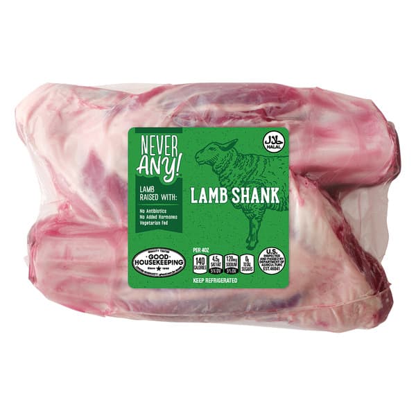 Never Any! Lamb Shank Unseasoned — product image 1
