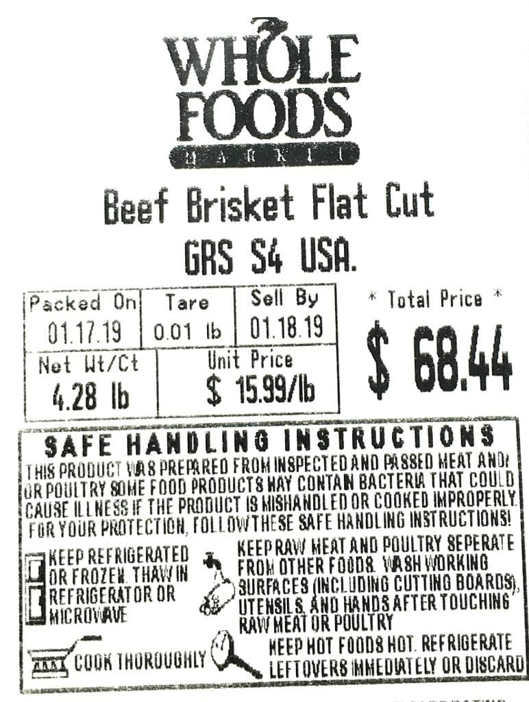 Simpson Farms Whole Beef Brisket — product image 2