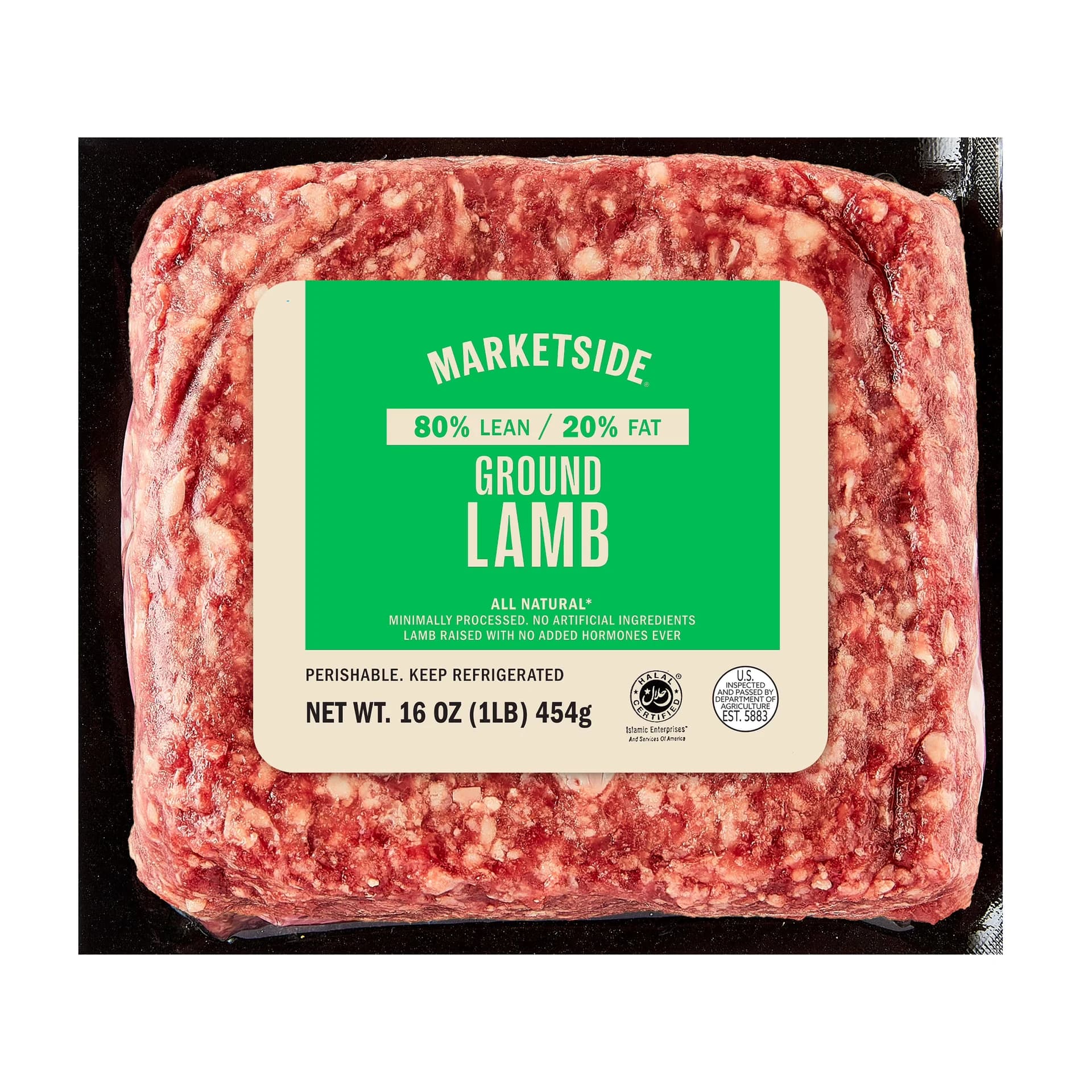 Marketside Ground Lamb, 80/20, 1 lb — product image 1