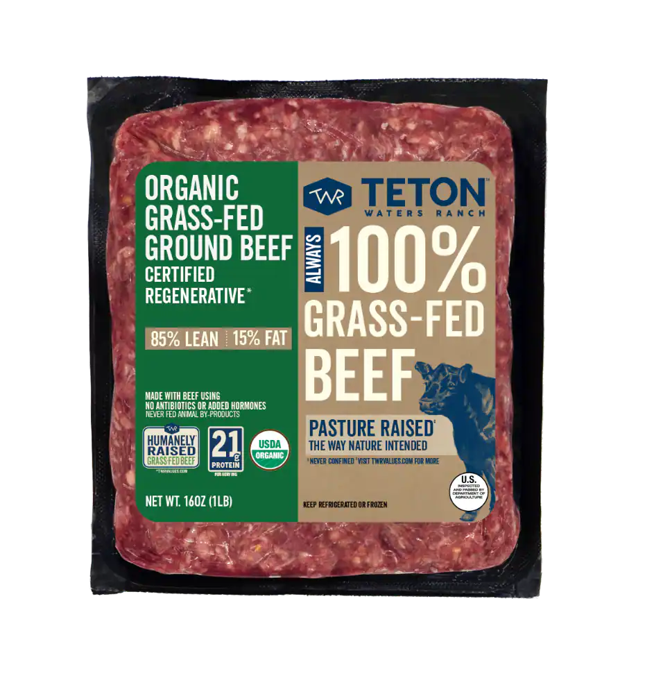 Teton Waters Ranch Organic Regenerative 85/15 Ground Beef, 16 oz — product image 1