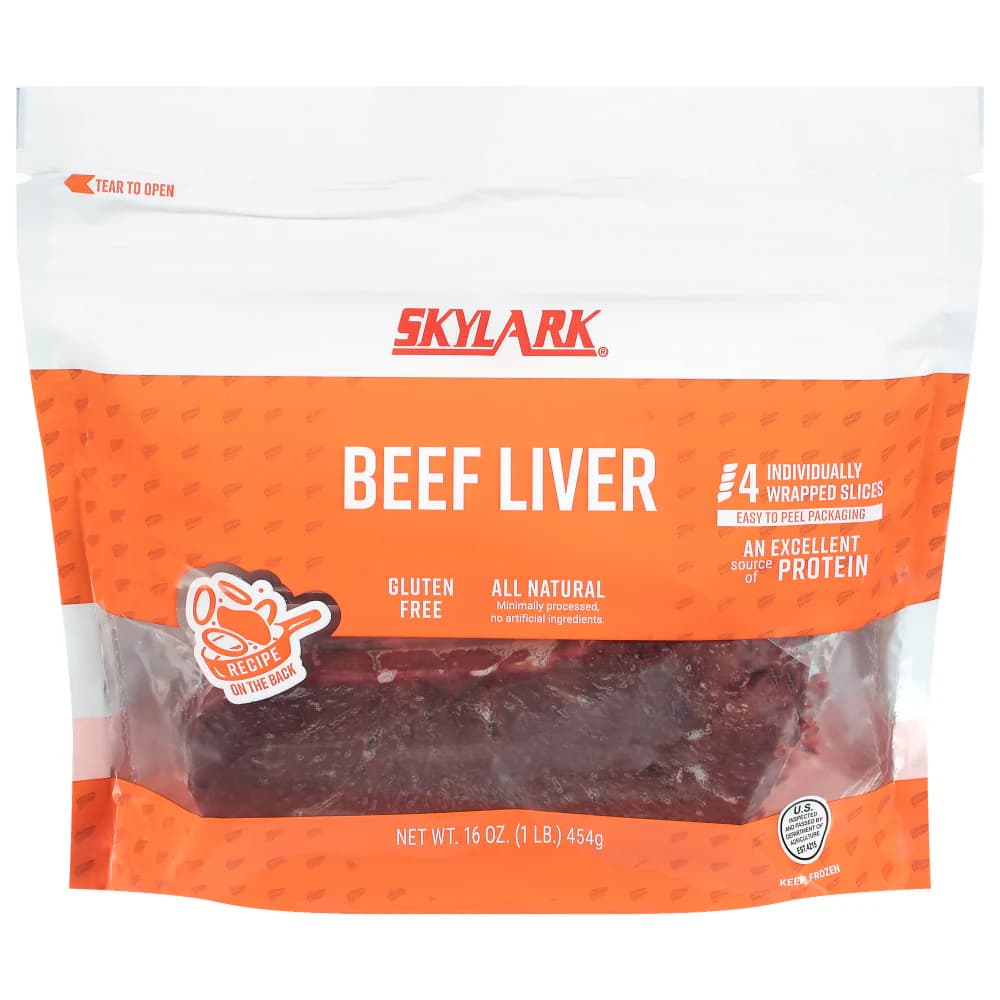 Skylark Sliced Beef Liver — product image 1