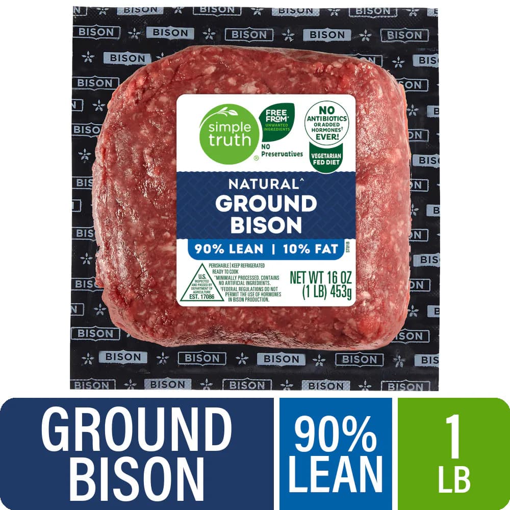 Simple Truth 90/10 Natural Ground Bison — product image 1