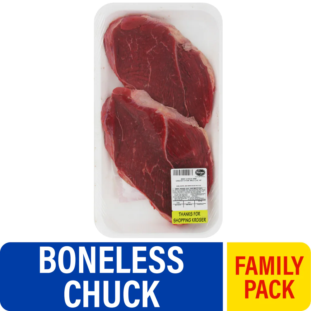 Choice Boneless Chuck Beef Steak Value Pack (About 2 Steaks Per Pack) — product image 2
