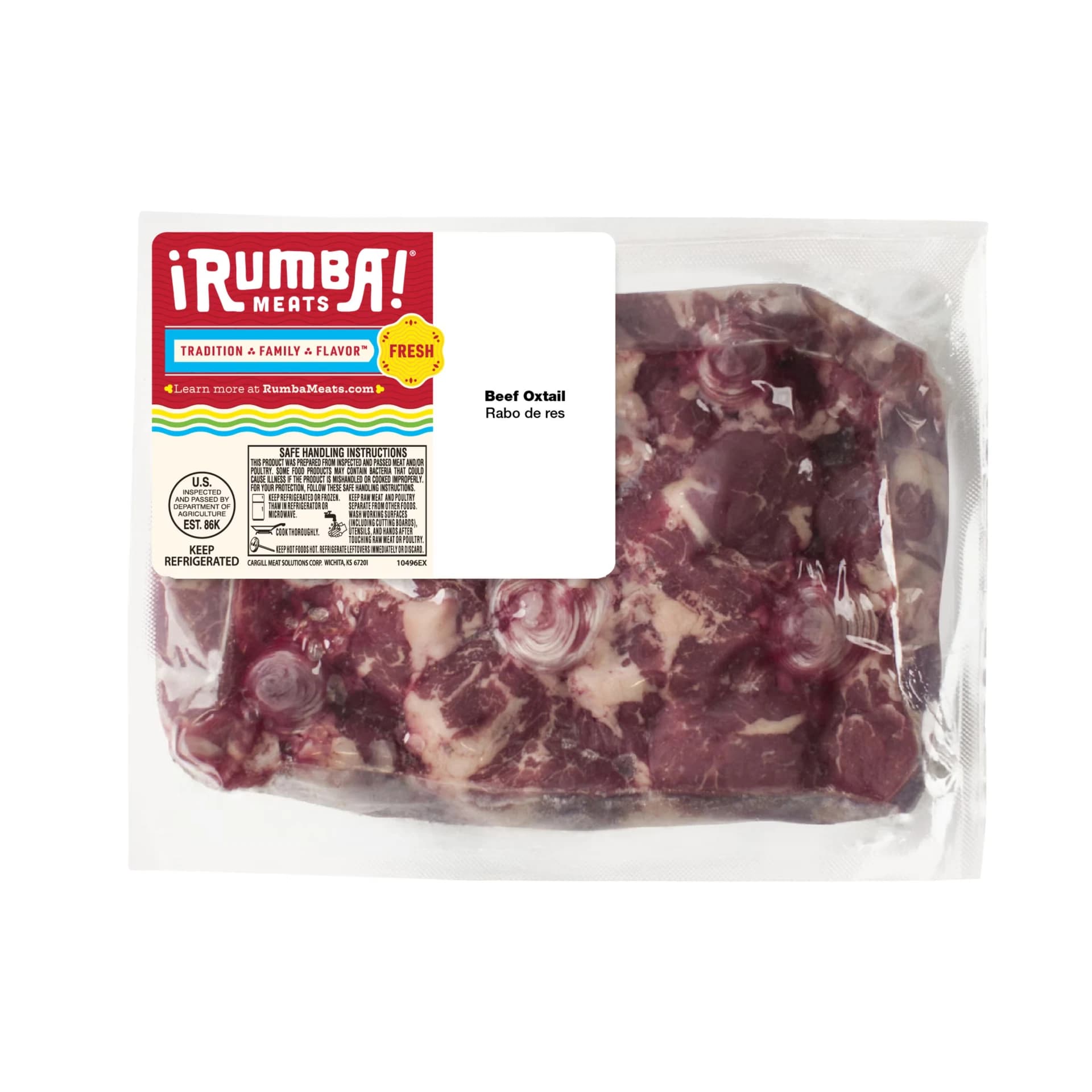 Rumba Meats Beef Oxtail (Rabo De Res), Fresh, 1.78-2.78 lbs. — product image 1