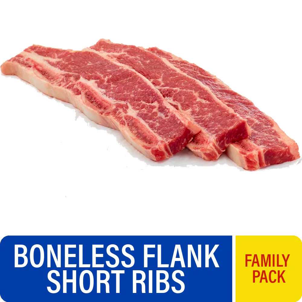 Choice Beef Short Rib Flank Style Family Pack — product image 2