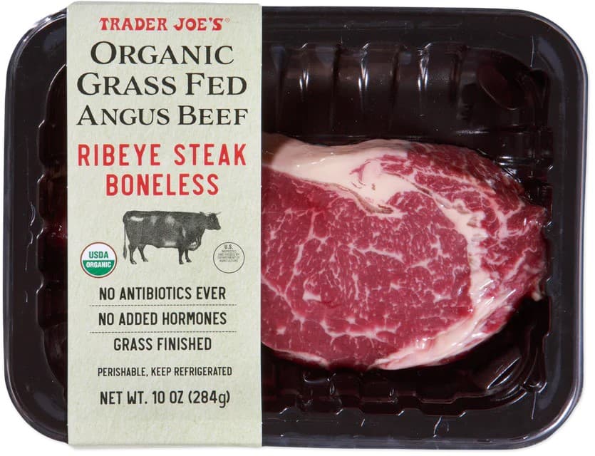 Organic Grass Fed Ribeye Steak Boneless — product image 1