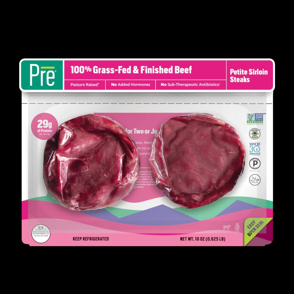 Pre® 100% Grass-Fed & Grass Finished Beef Petite Sirloin Steaks — product image 4