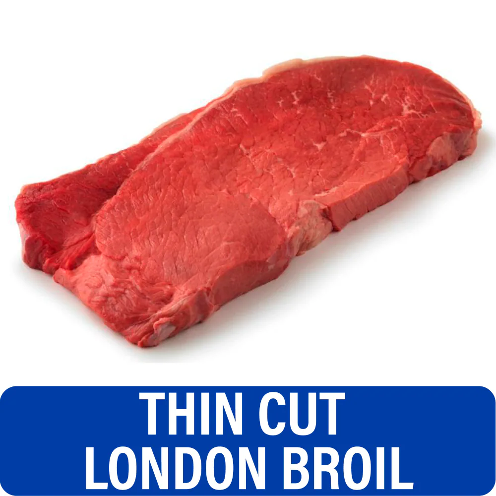 Choice Thick Cut Top Round London Broil Beef Steak (Single) — product image 2