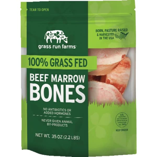 Grass Run Farms Grass-Fed Frozen Beef Marrow Bones — product image 1