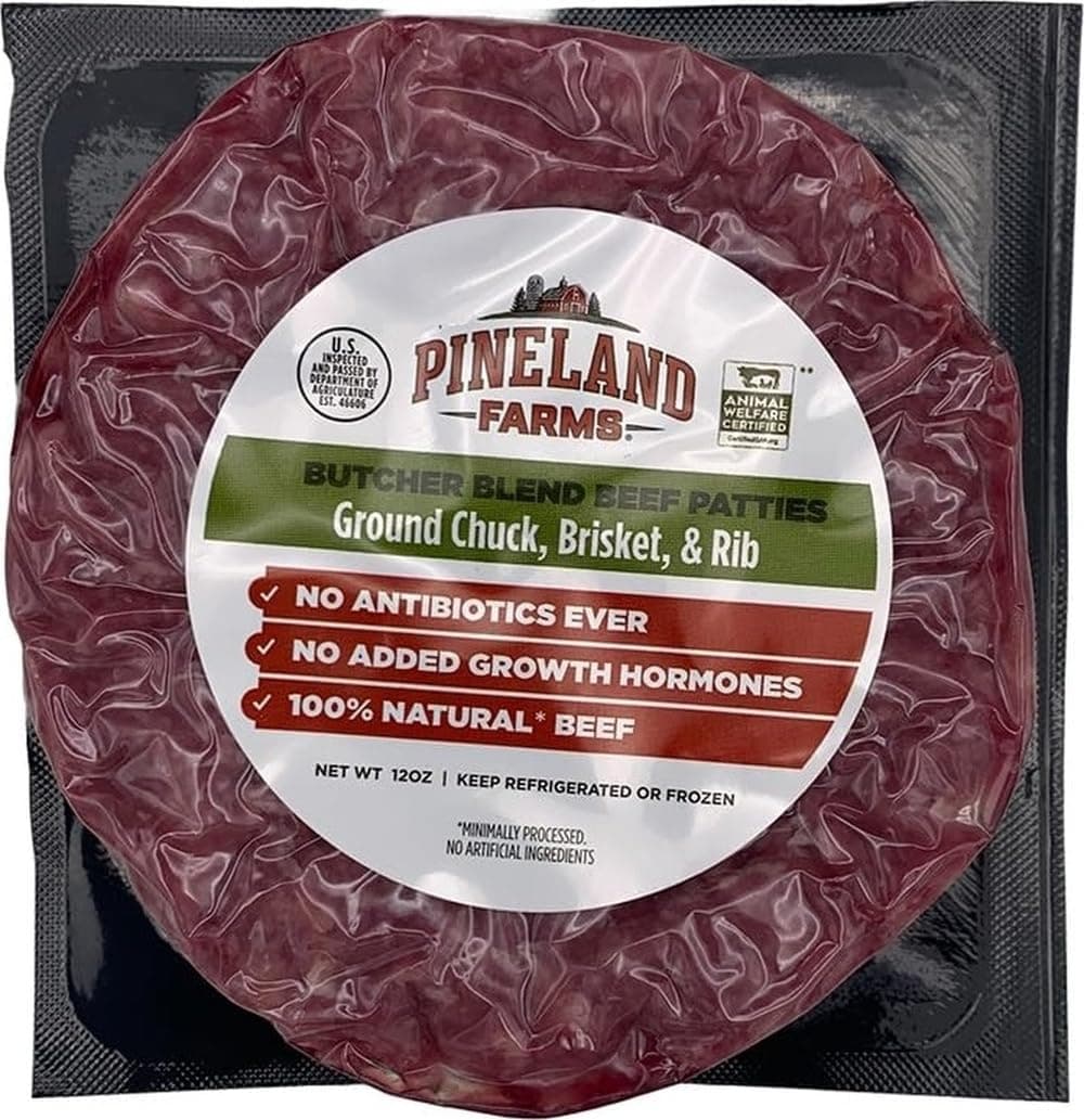 Pineland Farms Natural Meats, Beef Burger Chef Blend Tray Pack Step 1, 12 Ounce — product image 1