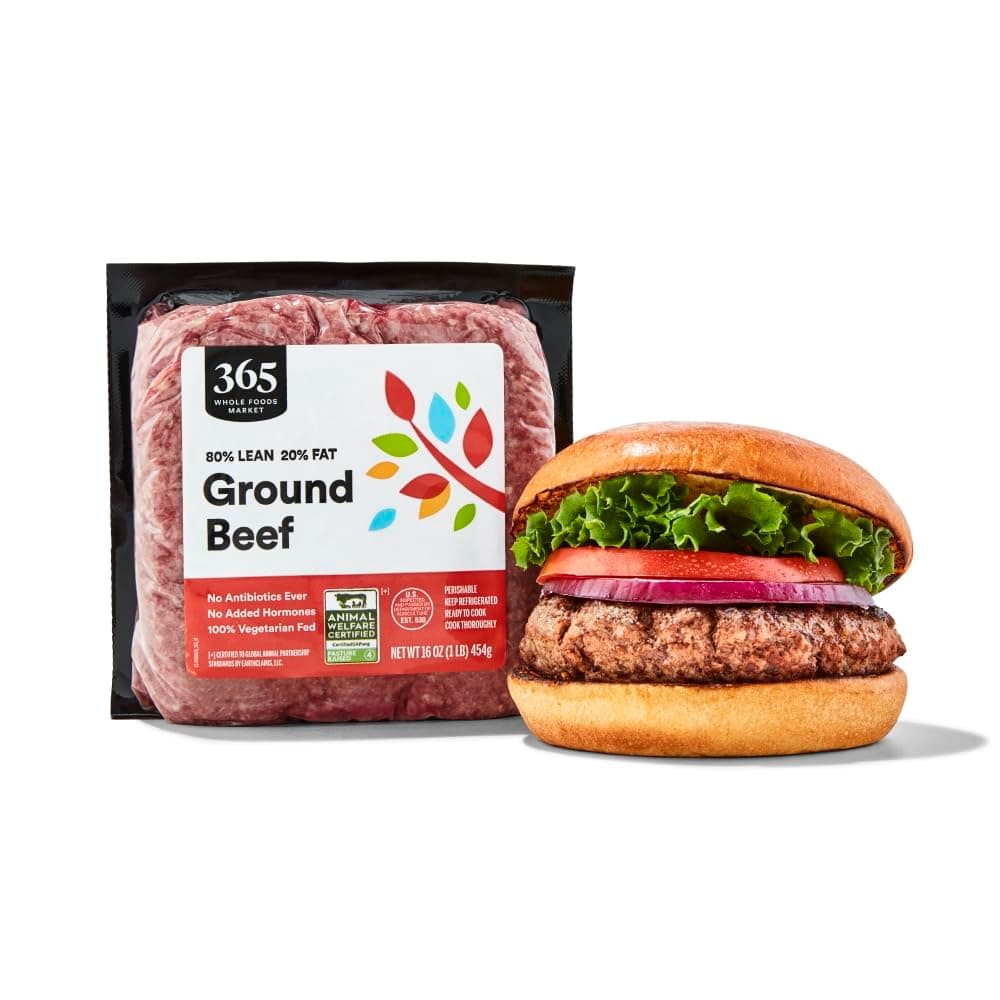 365 by Whole Foods Market Ground Beef 80% Lean/20% Fat, 16 OZ — product image 3