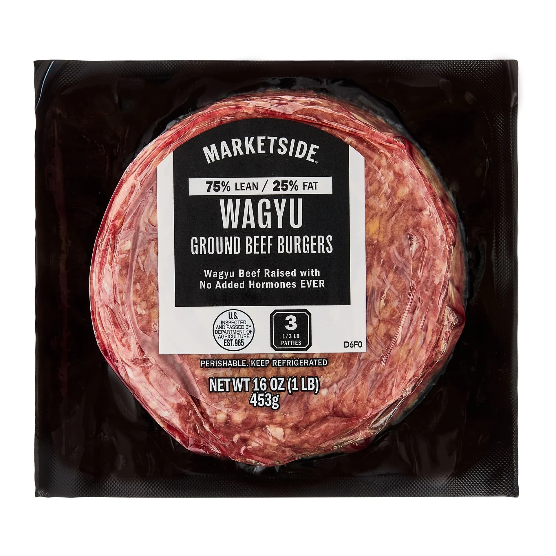 Marketside Wagyu Beef Burgers, 1 lb — product image 1
